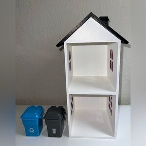 Wooden Miniature Dollhouse Handpainted